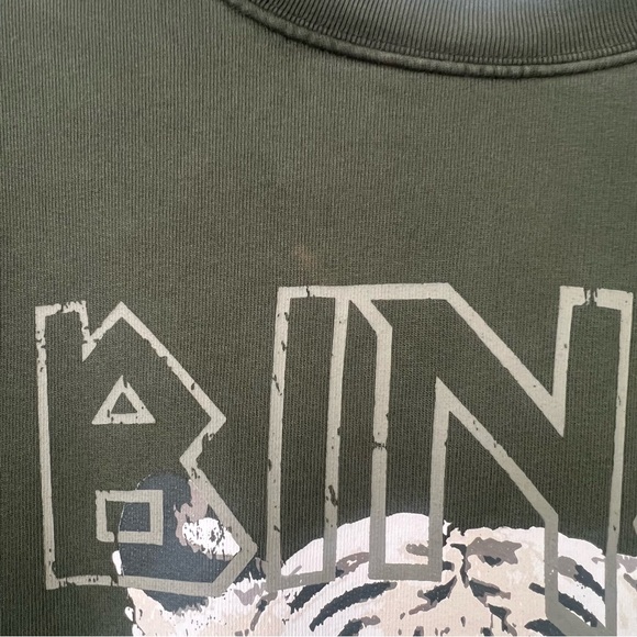Anine Bing Olive Tiger Graphic Sweatshirt - Picture 6 of 6